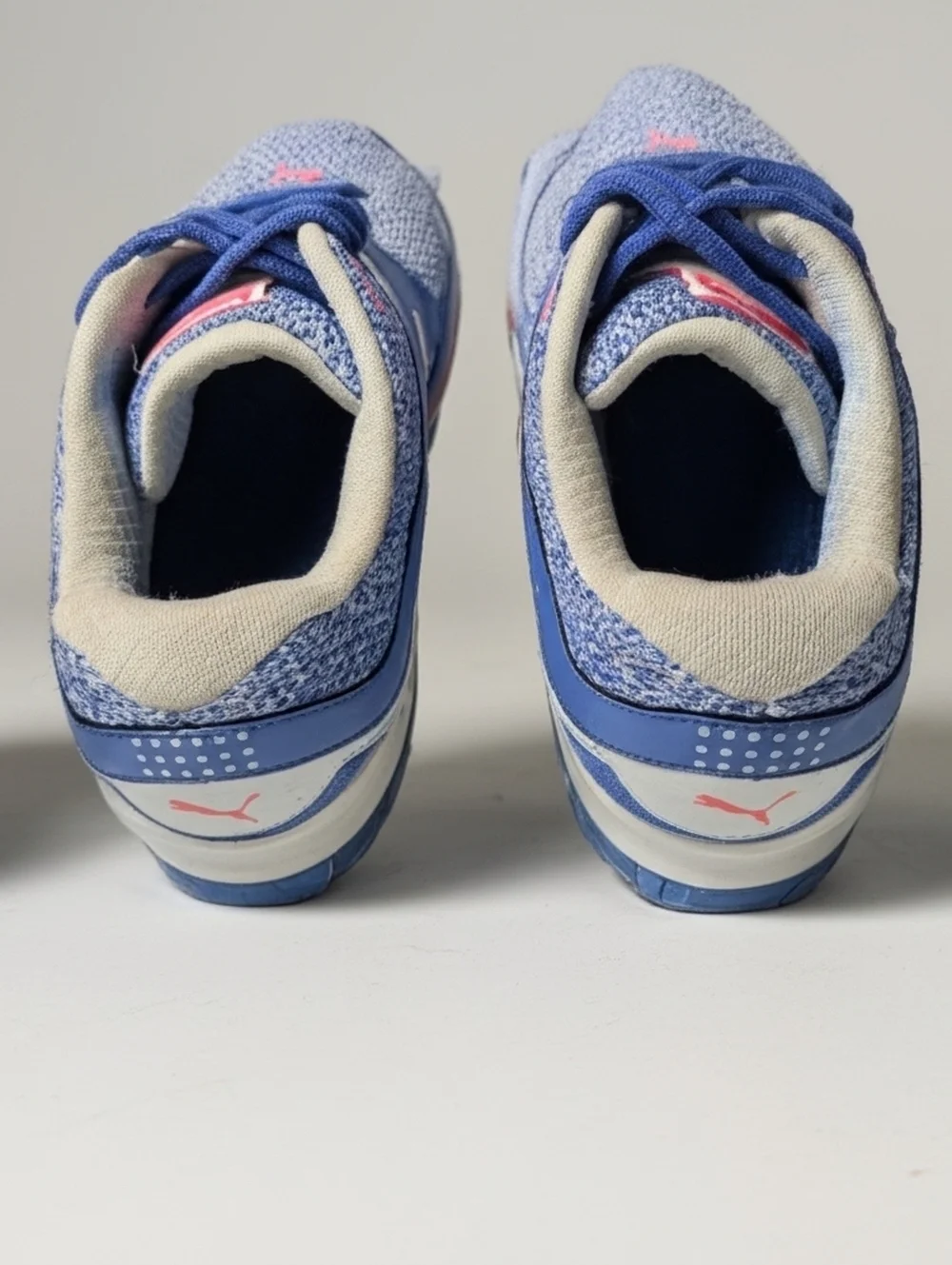Puma IoCell 1.0 Womens  Blue Pink Athletic Running Shoes Size 8